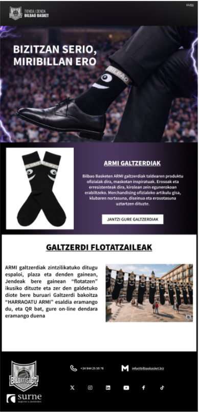 Bilbao Basket Merchandising Proiektua